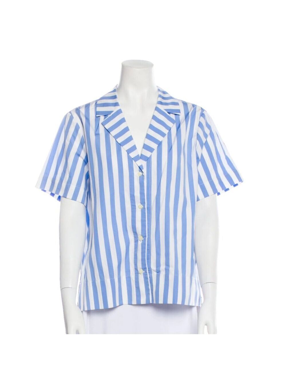 Kule Striped Button-Down Top
